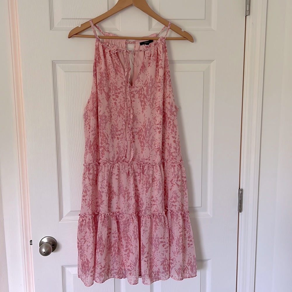 Drew Floral Halter Mini Dress